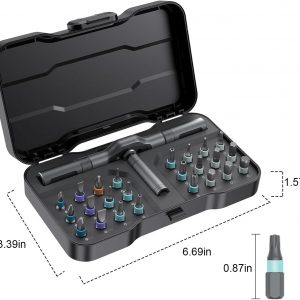 2026 New 24 in 1 Precision Screwdriver set,Magnetic Screwdriver Set, Detachable Handle, Multi-Purpose Mini Repair Kit, Fit For Home, DIY, PC, Laptop, Electronics and Manual Repair