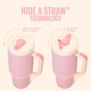 Ello Oasis 30oz Stainless Steel Tumbler - Strawberries