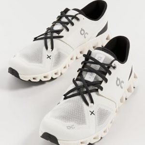 On Men's Cloud X 3 Sneakers, Ivory/Black, 12 Medium US