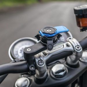 Quad Lock Motorcycle Handlebar Mount Kit with Vibration Dampener and MAG Phone Case for Samsung Galaxy S24 Ultra