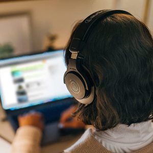 Audio-Technica ATH-M20xBT Auriculares inalámbricos sobre la oreja, color negro