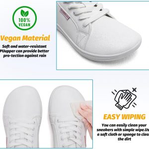 HOBIBEAR Womens Mens Wide Minimalist Barefoot Sneakers Zero Drop Shoes Lightweight Comfortable