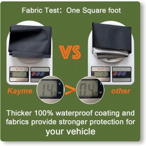 Kayme ATV Cover Waterproof Heavy Duty All Weather, Quad 4 Wheeler Cover Sun Rain Snow Protection, Fits for Honda, Yamaha, Polaris, Suzuki, Kawasaki, Can-Am Arctic Cat, XXXL (100x43x48 inch)