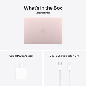 Apple Laptop MacBook Neo 2026 de 13 pulgadas con chip A18 Pro: diseñada para inteligencia artificial y Apple Intelligence, pantalla de retina líquida, memoria unificada de 8 GB, almacenamiento SSD de