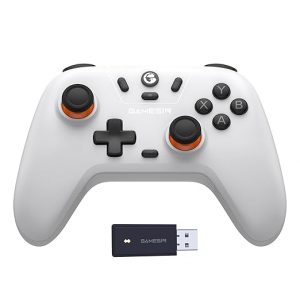 GameSir Nova Lite 2.4g Wireless Controller for Windows PC, iPhone, Android, Switch & Steam Deck, Bluetooth Controller Gamepad with Hall Effect Trigger,Turbo,Rumble Vibration(White)