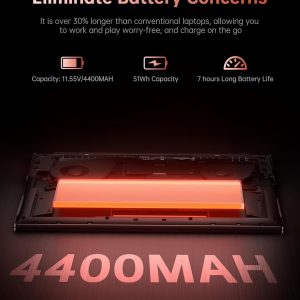 KAIGERR Laptop para juegos 2026, computadora portátil de 16.0 pulgadas con AMD Ryzen 7 H255 (8C/16T, hasta 4.5 GHz), 16 GB de RAM 512 GB NVMe SSD Windows 11, gráficos Radeon RX Vega 8, WiFi 6, KB