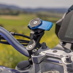Quad Lock Motorcycle Handlebar Mount Kit with Vibration Dampener and MAG Phone Case for Samsung Galaxy S24 Ultra
