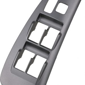 TQPONLY Door Window Switch Bezel Front Driver Side Compatible with 2003-2008 Toyota Matrix Pontiac Vibe Accessories Replaces 74232-01030 (Gray)
