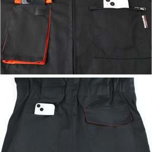 Men's Coveralls Mechanic Work Jumpsuit Multi Pockets Overalls Long Sleeve Workwear Coverall