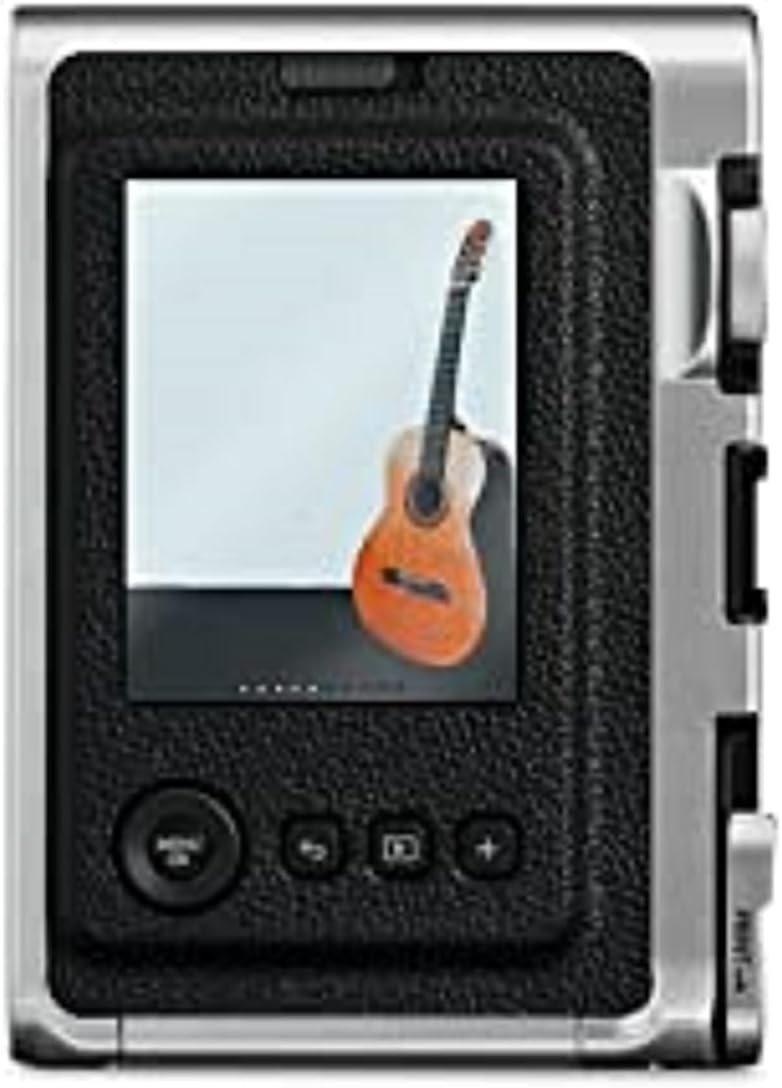 Instax mini EVO Cámara de Fotos e Impresora 2 en 1 con Pantalla LCD de 2.7 pulgadas, 10 Efectos de Lente y 10 Efectos de Película, Formato de Película Mini, Negro