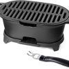IronMaster Mini 100% Cast Iron Hibachi Grill, Tabletop Small Portable Charcoal Grill for Outdoor Camping, Japanese BBQ Grill Grate Surface 11" x 6.7" Ideal for 2 People