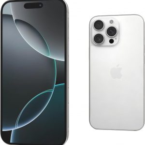 Apple iPhone 16 Pro Max, US Version, 256GB, White Titanium for AT&T (Renewed)