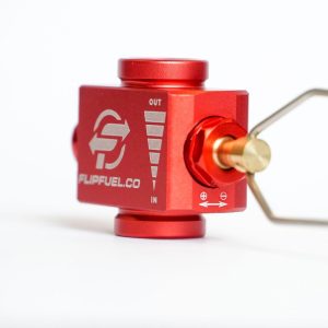 Dispositivo de transferencia de combustible FlipFuel para acampar y senderismo - Adaptador de isobutano ligero para mochilero