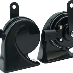 NEOGET Kit de bocina de coche para Audi/Volkswagen, bocina automática impermeable de 12 V, tono dual alto y bajo, 126 decibeles, reemplazo para Audi/VW
