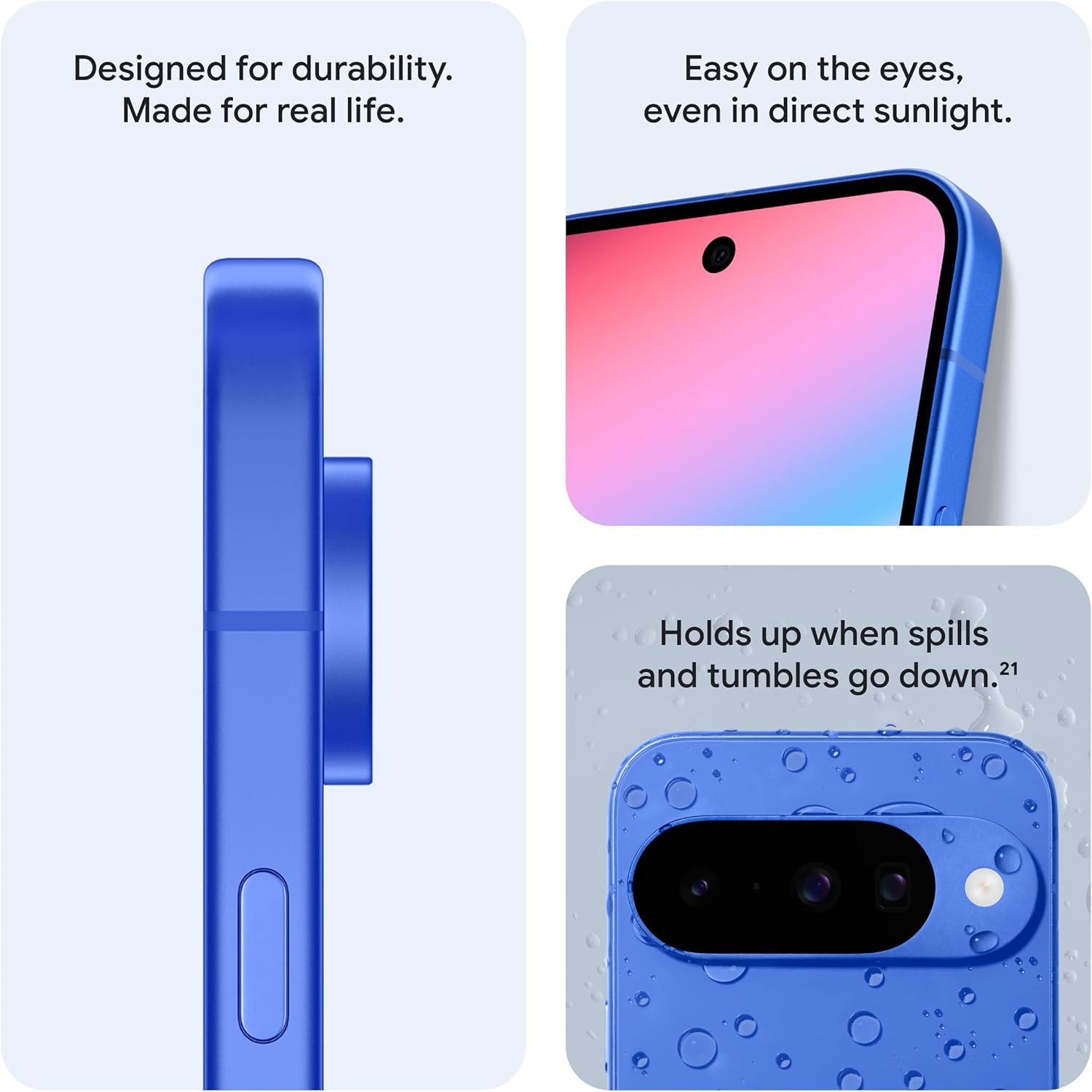 Google Pixel 10 (eSIM Only) Unlocked Android Smartphone - Gemini AI Assistant - Advanced Triple Rear Camera, Fast-Charging 24+ Hour Battery, and 6.3" Actua Display - 128 GB (2025 Model) (Renewed)