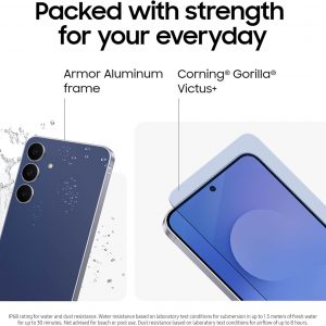 Samsung Galaxy S25 FE Cell Phone (2025), 256GB AI Smartphone, Unlocked Android, Large Display, 4900mAh Battery, High Res-Camera, AI Photo Edits, Durable, US 1 Yr Warranty, Navy