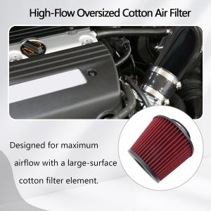 Cold Air Intake Kit High Performance Air Intake System Compatible with 2012-2015 Honda CIVIC SI 2013-2015 Acura ILX 2.4L