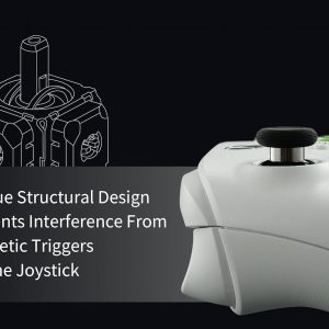 GuliKit TMR Magnetic Joystick Replacement Kit for PS5 DualSense/DualSense Edge Controller,Anti-Drift Electromagnetic Stick Repair Module with Thumbstick Caps, Soldering Required