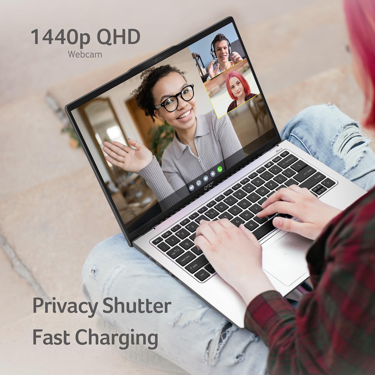 Acer Swift Go 14 Intel Evo Edition Laptop | Pantalla OLED WQXGA+ de 14 pulgadas de 2880 x 1800 | Desbloquea experiencias AI | Procesador Intel Core Ultra 5 125H | Intel ARC | 8GB LPDDR5 | SSD de 512 GB | WiFi 6E | SFG14-73-58EP