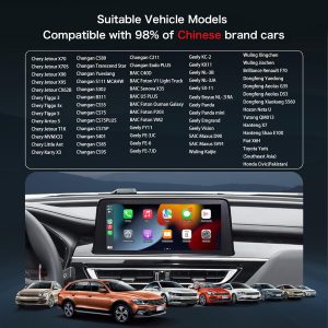 CarbitLink inalámbrico USB Dongle con CarPlay/Android Auto Plug and Play para OEM Carbit Link/Smart Link/Phone Link/Easy Connect Funcionalidad Versión 6.0 y superior Coches