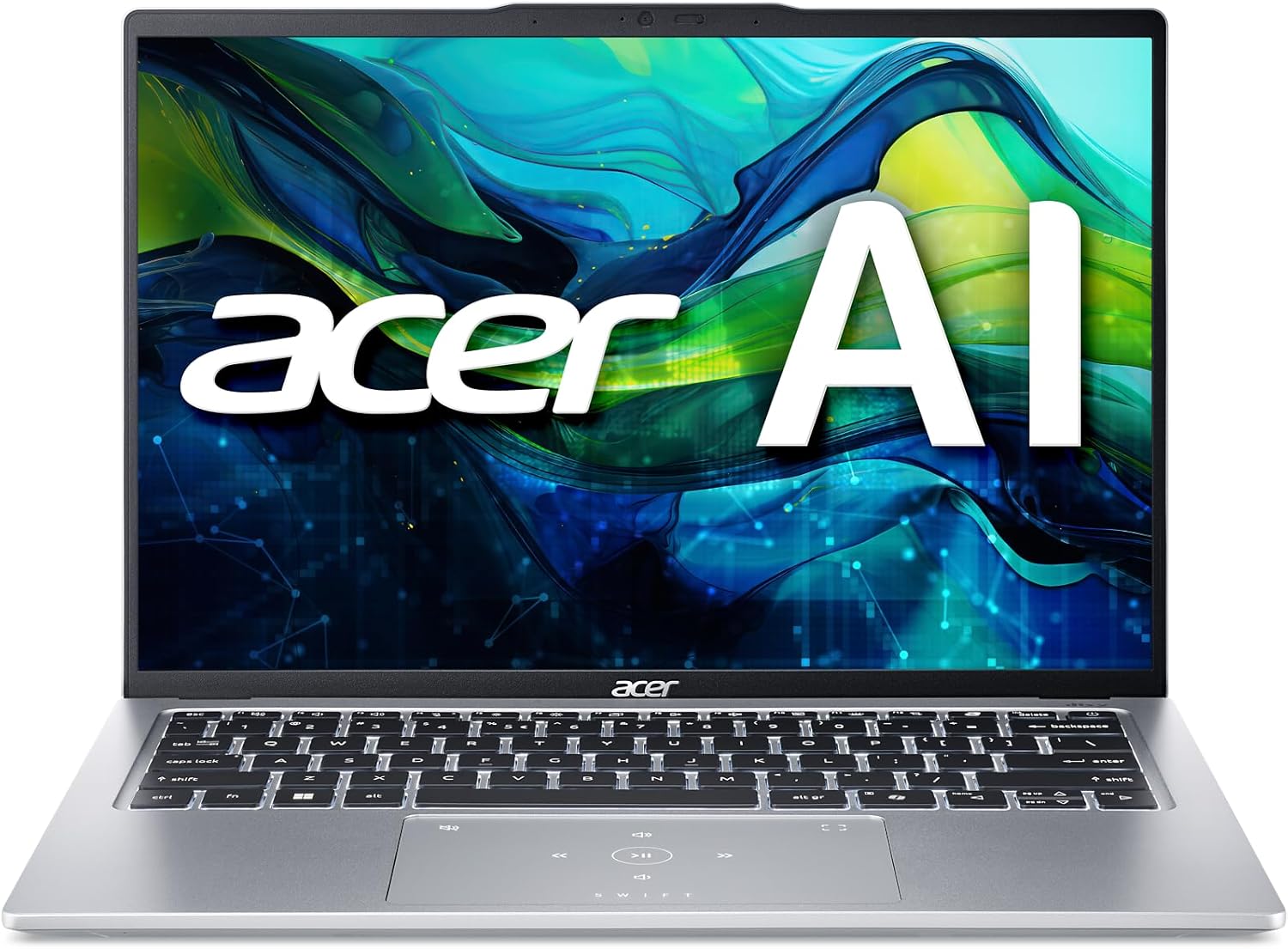 Acer Swift Go 14 Intel Evo Edition Laptop | Pantalla OLED WQXGA+ de 14 pulgadas de 2880 x 1800 | Desbloquea experiencias AI | Procesador Intel Core Ultra 5 125H | Intel ARC | 8GB LPDDR5 | SSD de 512 GB | WiFi 6E | SFG14-73-58EP