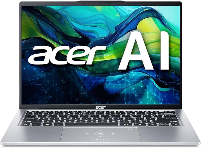 Acer Swift Go 14 Intel Evo Edition Laptop | Pantalla OLED WQXGA+ de 14 pulgadas de 2880 x 1800 | Desbloquea experiencias AI | Procesador Intel Core Ultra 5 125H | Intel ARC | 8GB LPDDR5 | SSD de 512 GB | WiFi 6E | SFG14-73-58EP