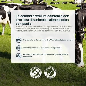 Transparent Labs Proteína de suero aislada alimentada a pasto - Proteína en polvo de suero con sabor natural, sin gluten, con 28 g de proteína por porción y 9 aminoácidos - 30 porciones, vainilla