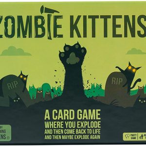 Exploding Kittens Zombie Kittens 2-5 Players - Ages 7+ - 15 Minutes to Play - High Stakes Zombie Card Game - Party Game, Family Game Night, Kid and Adult Card Game