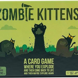 Exploding Kittens Zombie Kittens 2-5 Players - Ages 7+ - 15 Minutes to Play - High Stakes Zombie Card Game - Party Game, Family Game Night, Kid and Adult Card Game
