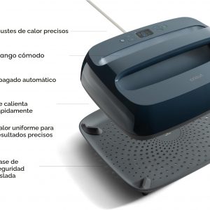 Cricut EasyPress 2 (SE) - Prensa de calor de 12 x 10 pulgadas - Máquina de transferencia de calor para camisetas, sudaderas, mantas, almohadas y más, fácil de usar, azul