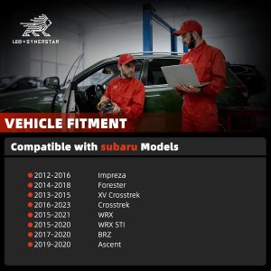 83196-FJ030 83196-FJ010 Compatible con Forester 2014-2018 Crosstrek 2013-2020 WRX 2015-2020 BRZ 2017-2020 Impreza 2012-2016 reemplaza 84306-5 0210