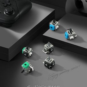 GuliKit TMR Magnetic Joystick Replacement Kit for PS5 DualSense/DualSense Edge Controller,Anti-Drift Electromagnetic Stick Repair Module with Thumbstick Caps, Soldering Required