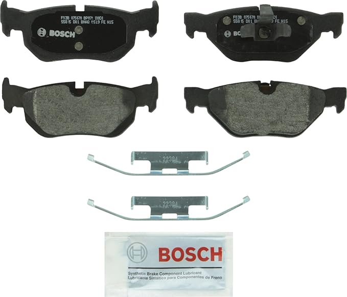 BOSCH BP1171 QuietCast Premium Semi-Metallic Disc Brake Pad Set - Compatible with Select BMW 323i, 325i, 325xi; REAR