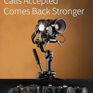 ZHIYUN Crane 4 Combo, 3-Axis Gimbal Stabilizer for DSLR and Mirrorless Camera, Nikon Sony Panasonic Canon Fujifilm BMPCC 6K, Fill Light, PD Fast Charge