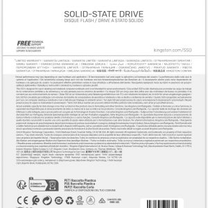 Kingston NV3 1TB M.2 2280 NVMe SSD | PCIe 4.0 Gen 4x4 | Hasta 6000 MB/s | SNV3S/1000G