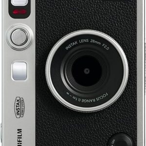 Instax mini EVO Cámara de Fotos e Impresora 2 en 1 con Pantalla LCD de 2.7 pulgadas, 10 Efectos de Lente y 10 Efectos de Película, Formato de Película Mini, Negro