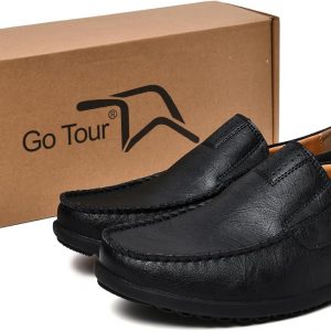 Go Tour - Mocasines de piel para hombre