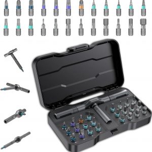 2026 New 24 in 1 Precision Screwdriver set,Magnetic Screwdriver Set, Detachable Handle, Multi-Purpose Mini Repair Kit, Fit For Home, DIY, PC, Laptop, Electronics and Manual Repair