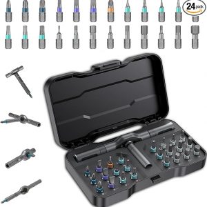 2026 New 24 in 1 Precision Screwdriver set,Magnetic Screwdriver Set, Detachable Handle, Multi-Purpose Mini Repair Kit, Fit For Home, DIY, PC, Laptop, Electronics and Manual Repair