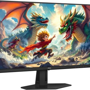 AOC Q27GAZD - Monitor de juegos QD OLED de 27", QHD 2560 x 1440, 240Hz 0.03ms, HDMI 2.0 x1, Display Port x1, compatible con G-Sync, listo para juegos de consola, 3 años sin punto brillante
