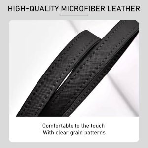 Premium Microfiber Leather Shoulder Strap Replacement for Michael Kors Basket Bags, 2 Pieces Adjustable Purse Handle Straps, Soft Durable MK Tote Bag Straps (Black, 31.9", Width 0.5")