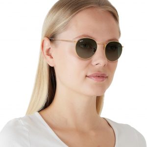 Ray-Ban Unisex Rb3447 Round Metal Round Sunglasses