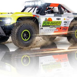 FMS 1/7 Ford Bronco RTR EB Fast RC Truck – Licensed by Ford & RTR Vehicles, 80km/h Short Course Truck, 4WD Brushless RC Car, CNC Metal Parts, Off-Road Rock Crawler 4x4 for Adults (2024 paint scheme)