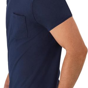 Hanes Men's Pocket T-Shirt Pack, 6-Pack, Cool & Breathable Cotton Tees, Stay-Tucked Undershirts for Men