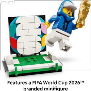 Conjunto de construcción del trofeo oficial del Mundial de la FIFA de LEGO Ediciones - Kit para exhibición en dormitorio, oficina en casa, estante de libros - Coleccionable para fanáticos del fútbol