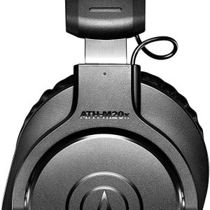 Audio-Technica ATH-M20xBT Wireless Over-Ear Headphones, Black