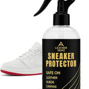 Aerosol protector de zapatillas – (10.6 onzas) protector de zapatos impermeable para zapatos (10 onzas) spray repelente de agua de zapatos blanco y repelente de manchas para lona, malla, cuero y