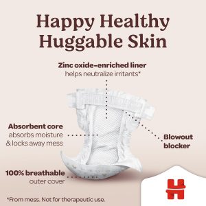 Huggies Size 3 Diapers, Skin Essentials Baby Diapers, Size 3 (16-28 lbs), 168 Count (3 Packs of 56), Packaging May Vary