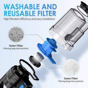 17pcs Car Detailing Kit Interior Cleaner, Car Interior Cleaning Kit with Handheld Car Vacuum, Car Detailing Brushes, Windshield Cleaning Tool, Car Cleaning Supplies, Car Accessories for Men, Women