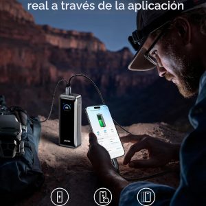 Anker Prime Power Bank, banco de energía portátil de 3 puertos de 26,250 mAh con salida máxima de 300 W, carga bidireccional, aprobado por la TSA, control por aplicación, para MacBook, iPhone 17/16